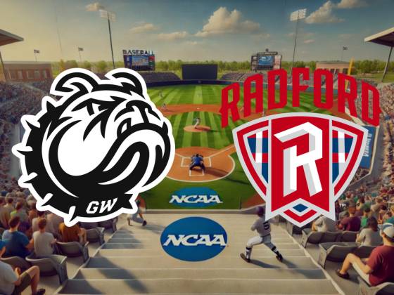 Gardner Webb Runnin Bulldogs at Radford Highlanders Baseball